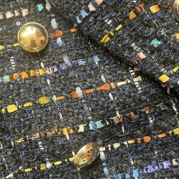 ZARA textured double breasted blazer size XS - Picture 8 of 11